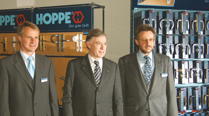 Christoph Hoppe, presidente de la República Federal de Alemania, Horst Köhler y Wolf Hoppe